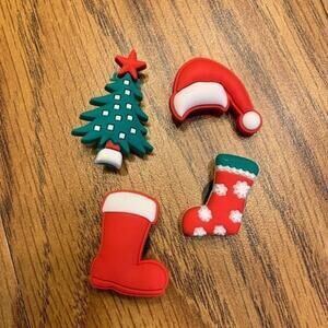 Crocs Charms Jibbitz 4 Piece‎ Christmas Bundle